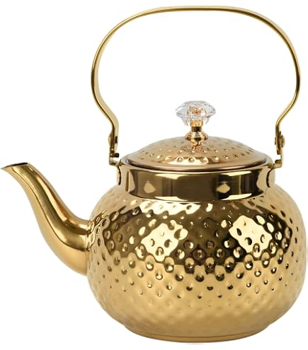 Buy 14oz Chai teapot and strainer combo. Turkish coffee pot and